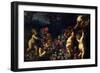 Putti Playing with Garlands of Flowers-Carlo Maratti-Framed Giclee Print