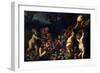 Putti Playing with Garlands of Flowers-Carlo Maratti-Framed Giclee Print