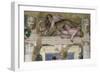 Putti with a Greyhound and Mascarons, 1569-70-Giovanni Battista Zelotti-Framed Giclee Print