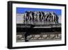 Putti with Garlands of Flowers, Frieze of Building in Treviso, Veneto, Italy-null-Framed Giclee Print