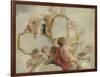 Putti with Mirrors-Jacob De Wit-Framed Art Print