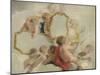 Putti with Mirrors-Jacob De Wit-Mounted Art Print