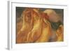 Putti with Wreath, 1906-1908-Gaetano Previati-Framed Giclee Print