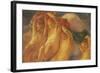 Putti with Wreath, 1906-1908-Gaetano Previati-Framed Giclee Print