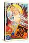 PUTTIN' ON THE RITZ, US re-release poster art, from left: Harry Richman, Joan Bennett, 1930-null-Stretched Canvas