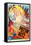 PUTTIN' ON THE RITZ, US re-release poster art, from left: Harry Richman, Joan Bennett, 1930-null-Framed Stretched Canvas