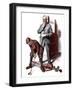 "Putting around the Office,"October 20, 1923-Walter Beach Humphrey-Framed Giclee Print