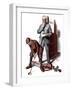 "Putting around the Office,"October 20, 1923-Walter Beach Humphrey-Framed Giclee Print