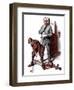 "Putting around the Office,"October 20, 1923-Walter Beach Humphrey-Framed Giclee Print