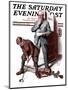 "Putting around the Office," Saturday Evening Post Cover, October 20, 1923-Walter Beach Humphrey-Mounted Premium Giclee Print