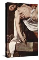 Putting Christ in the Tomb-Caravaggio-Stretched Canvas