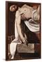 Putting Christ in the Tomb-Caravaggio-Framed Art Print