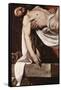 Putting Christ in the Tomb-Caravaggio-Framed Stretched Canvas