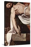 Putting Christ in the Tomb-Caravaggio-Stretched Canvas