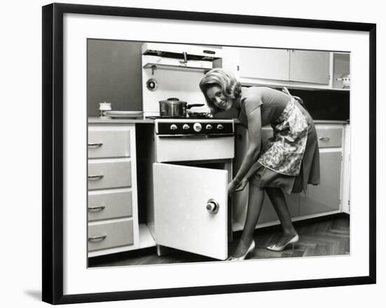 Putting Dinner On-null-Framed Photographic Print