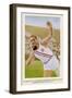 Putting the Shot: Won by Leo Sexton (Usa) with a New Olympic Record of 16.005M-null-Framed Photographic Print