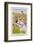 Putting the Shot: Won by Leo Sexton (Usa) with a New Olympic Record of 16.005M-null-Framed Photographic Print