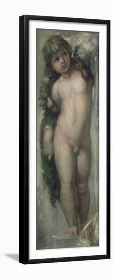 Putto (copie d'une fresque de l'Académie de Saint-Luc à Rome)-Gustave Moreau-Framed Premium Giclee Print
