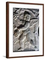 Putto Harvesting Grapes, Bas Relief, Detail-null-Framed Giclee Print