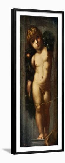 'Putto with Garland', c1510, (c1912)-Raphael-Framed Giclee Print