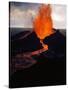 Puu Oo Crater Erupting-Jim Sugar-Stretched Canvas