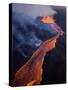 Puu Oo Crater Erupting-Jim Sugar-Stretched Canvas