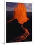 Puu Oo Crater Erupting-Jim Sugar-Framed Photographic Print