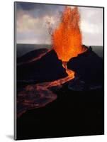 Puu Oo Crater Erupting-Jim Sugar-Mounted Photographic Print