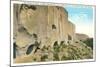 Puye Cliff Dwellings-null-Mounted Art Print