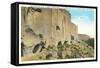 Puye Cliff Dwellings-null-Framed Stretched Canvas