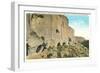 Puye Cliff Dwellings-null-Framed Premium Giclee Print