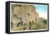 Puye Cliff Dwellings-null-Framed Stretched Canvas