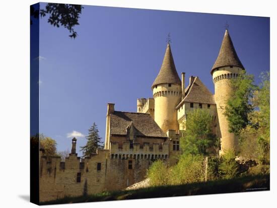 Puymartin Castle, Dordogne, Aquitaine, France-Peter Higgins-Stretched Canvas