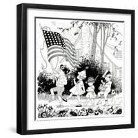 Puzzle--Find Columbia - Child Life-Helen Hudson-Framed Giclee Print