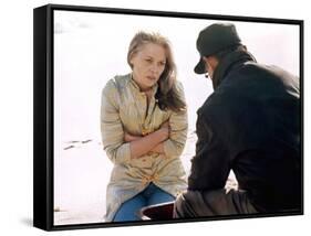 PUZZLE OF A DOWNFALL CHILD, 1970 directed by JERRY SCHATZBERG Faye Dunaway (photo)-null-Framed Stretched Canvas