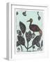 Puzzled Red Bird 17-Maria Pietri Lalor-Framed Giclee Print