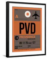 PVD Providence Luggage Tag I-NaxArt-Framed Art Print