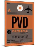 PVD Providence Luggage Tag I-NaxArt-Mounted Art Print