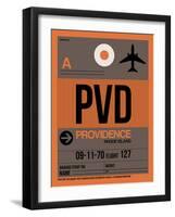 PVD Providence Luggage Tag I-NaxArt-Framed Art Print