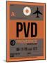 PVD Providence Luggage Tag I-NaxArt-Mounted Art Print