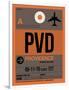 PVD Providence Luggage Tag I-NaxArt-Framed Art Print