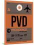 PVD Providence Luggage Tag I-NaxArt-Mounted Art Print