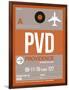 PVD Providence Luggage Tag II-NaxArt-Framed Art Print