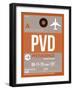 PVD Providence Luggage Tag II-NaxArt-Framed Art Print