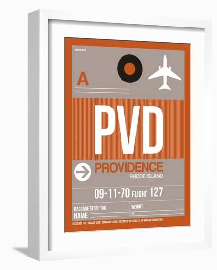 PVD Providence Luggage Tag II-NaxArt-Framed Art Print