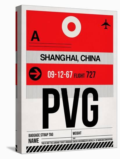 PVG Shanghai Luggage Tag I-NaxArt-Stretched Canvas