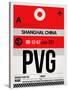 PVG Shanghai Luggage Tag I-NaxArt-Stretched Canvas