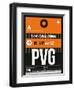 PVG Shanghai Luggage Tag II-NaxArt-Framed Art Print