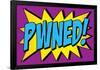 Pwned! Comic Pop-Art Art Print Poster-null-Framed Poster