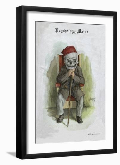 Pychology Major-F. Frusius M.d.-Framed Art Print